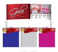 KIT PRESENTE FACIL METALIZADO SORTIDO DE MASCULINO, CASUAL E LISO.