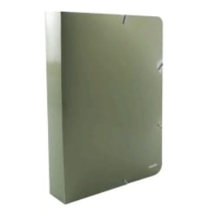 PASTA PLASCONY ABA ELASTICO A4 DORSO 40MM EXCLUSIVE VERDE