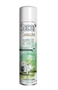 DESODORANTE AEROSOL SECAR SENSACOES BAMBOO DO TIBETE, PARA AMBIENTES