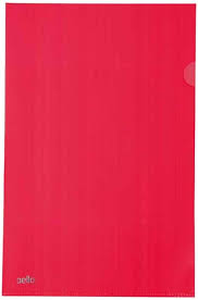 PASTA EM L PLASCONY VERMELHO