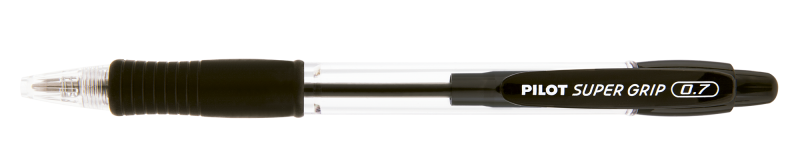 CANETA PILOT BPGP-SUPER GRIP-10R 0.7 PRETA