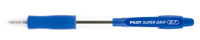 CANETA PILOT BPGP-SUPER GRIP-10R 0.7 AZUL