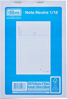 BLOCO TILIBRA NOTA NEUTRA 2VIAS 1/18 151386