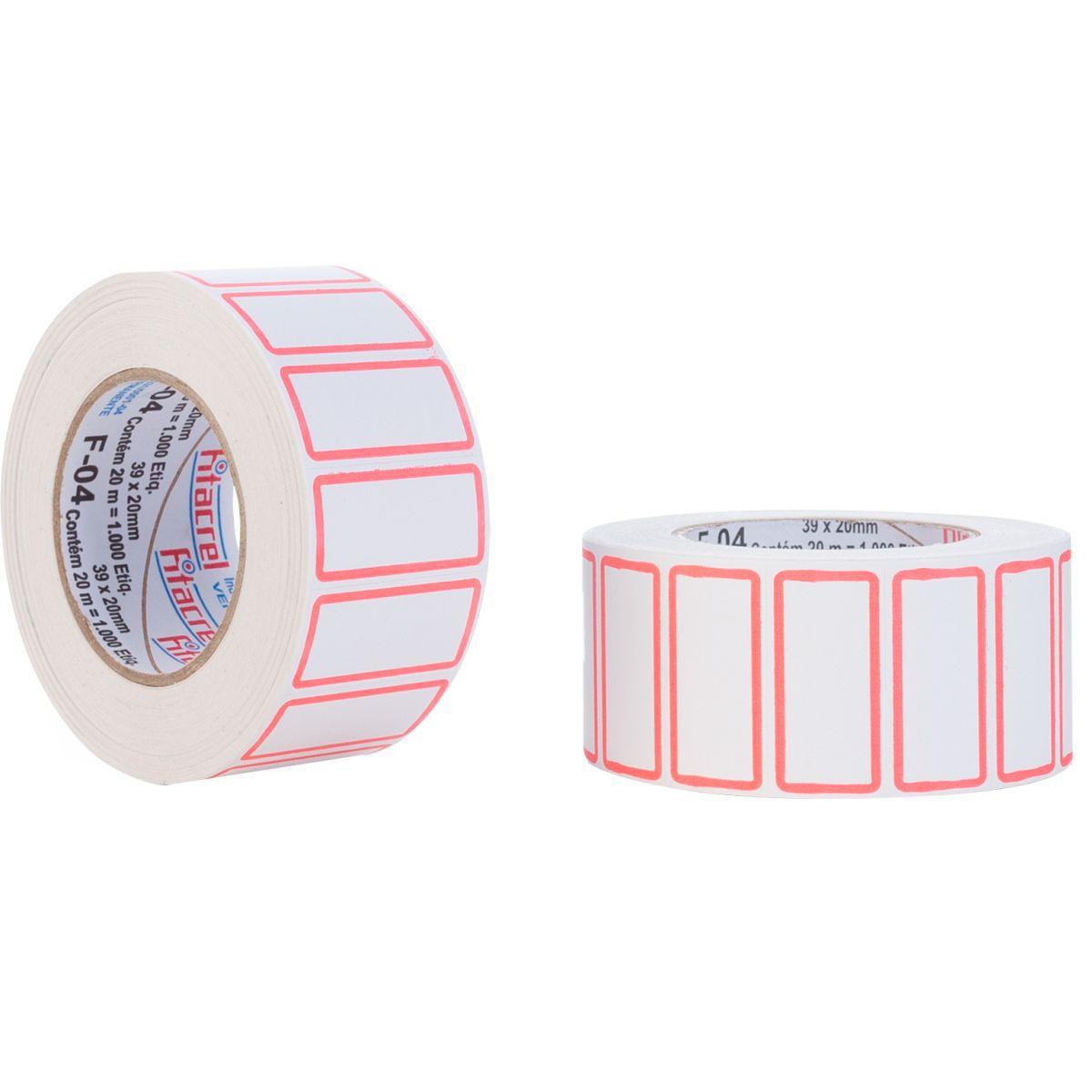 ETIQUETA FITACREL F04 39X20MM FRISADA