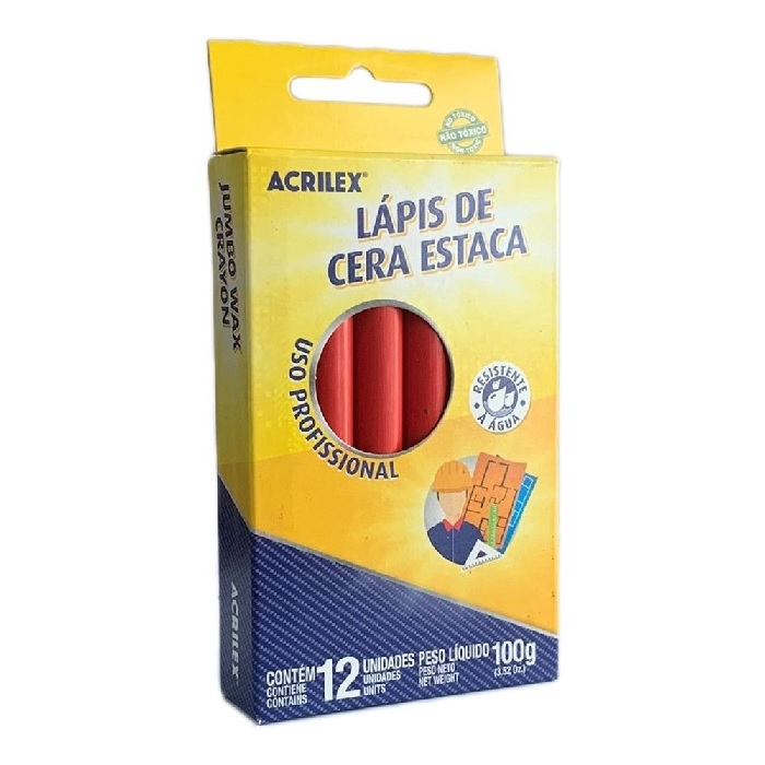 LAPIS ESTACA C/12 KOALA VERMELHO 3648
