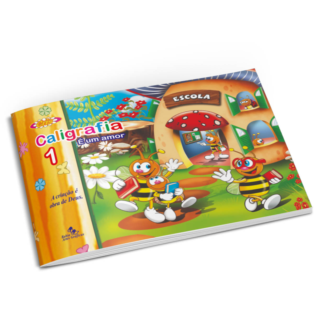 CADERNO BAHIA CALIGRAFIA N 1 2372