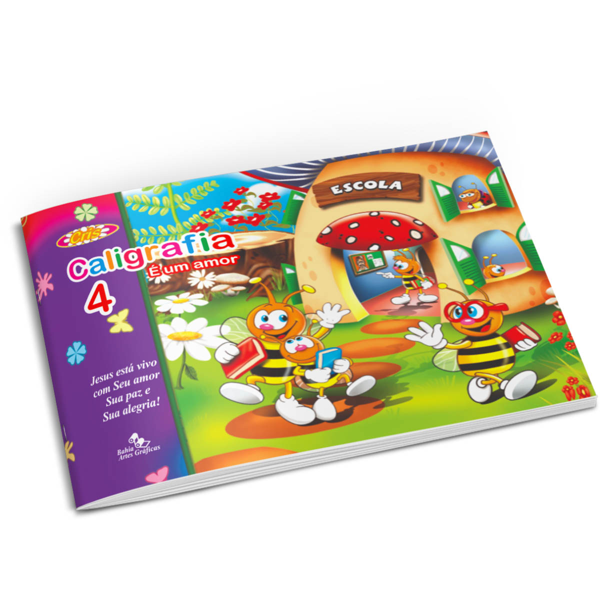 CADERNO BAHIA CALIGRAFIA N 4 2375