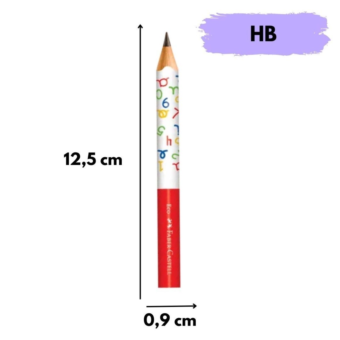 LAPIS FABER CASTELL JUMBO TRIANGULAR 1205J