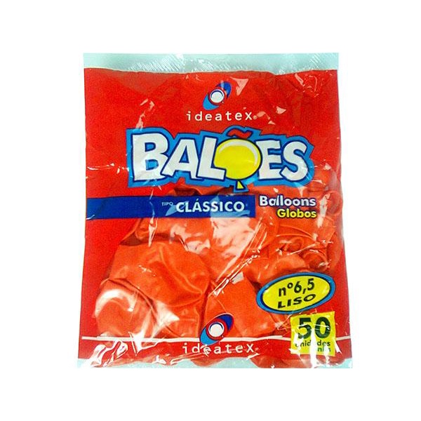BALAO LISO BOLI BOLI IDEATEX 065 LARANJA