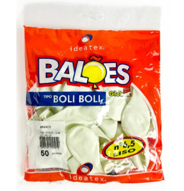 BALAO LISO BOLI BOLI IDEATEX 065 BRANCO