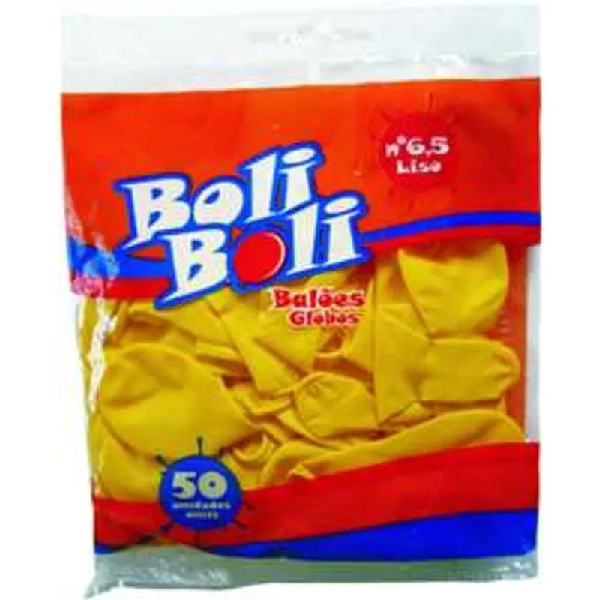 BALAO LISO BOLI BOLI IDEATEX 065 AMARELO