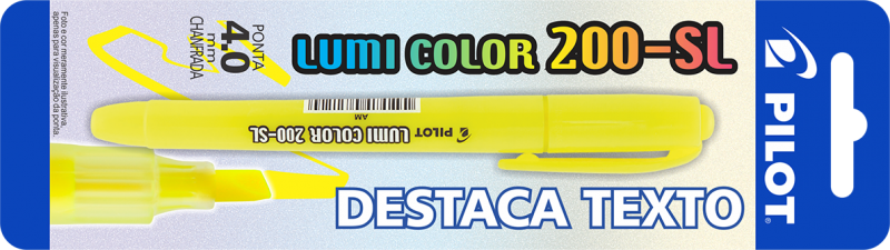 LUMI COLOR PILOT 200-SL BLISTER AMARELO
