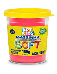 MASSA DE MODELAR SOFT POTE 150G 7315 103 VERMELHA